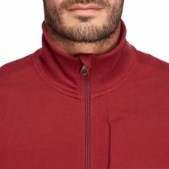 Domyos, Plush-Loop Gym & Pilates Jacket, Men's Exercise & Fitness Apparel