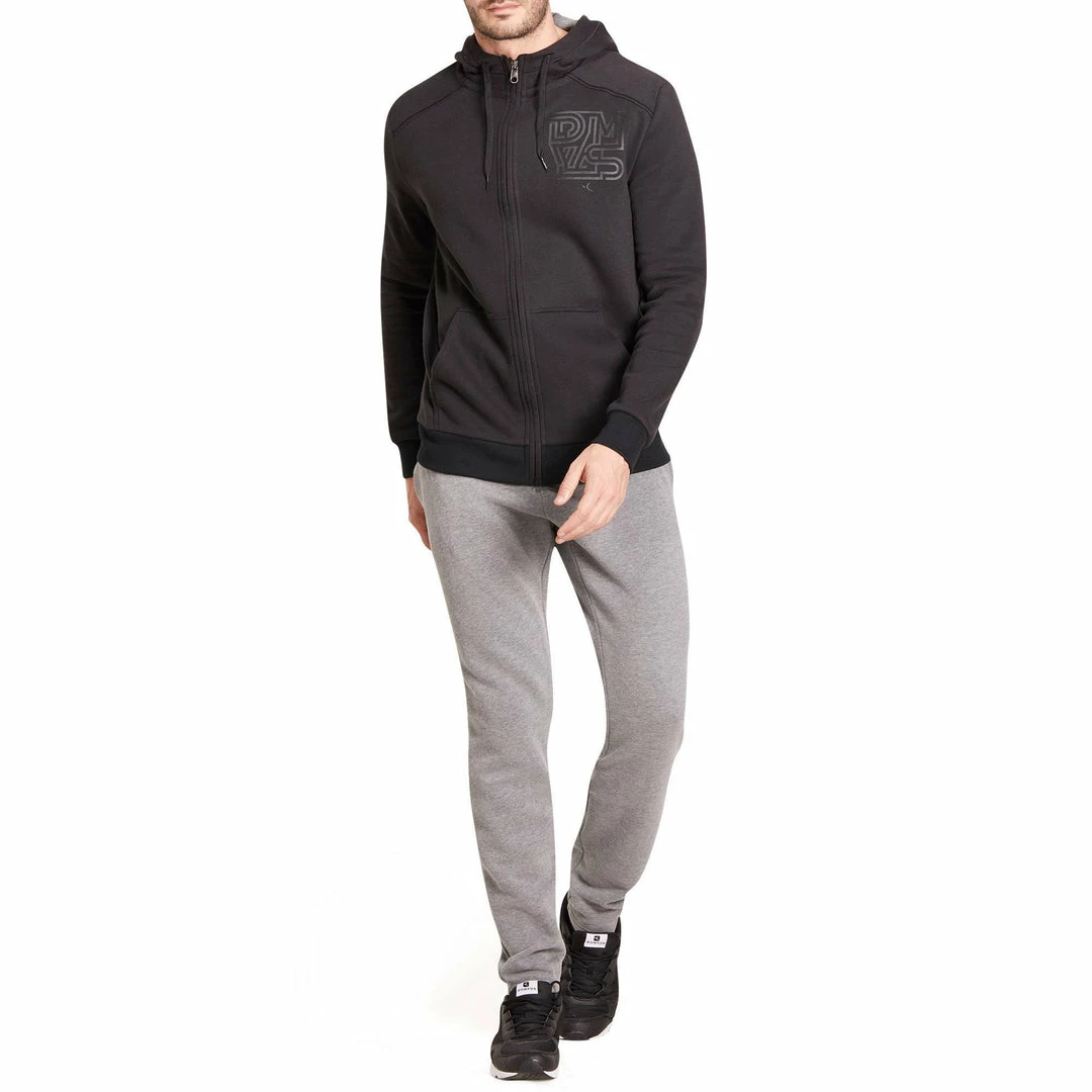 Domyos Gym & Pilates Slim-Fit Brushed Jersey Bottoms