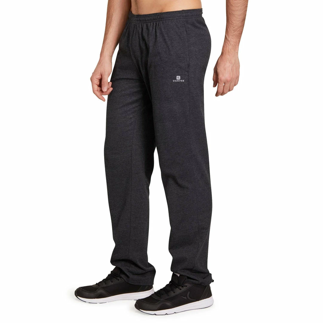 Domyos, Regular-Fit Jersey Gym & Pilates Pants, Men's