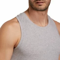 Domyos Nyamba 500, Pilates And Gentle Gym Tank Top, Men's Exercise & Fitness Apparel
