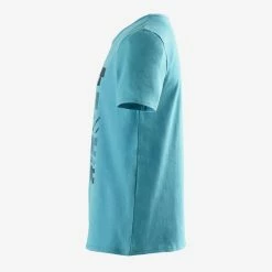 Domyos TS MC 100 TB PRINT B T-SHIRT BLU Exercise & Fitness Apparel