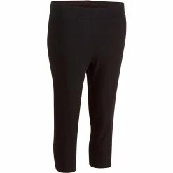 Domyos Women's Gym & Pilates Slim-Fit Cropped Leggings Fit+