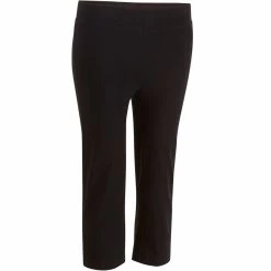 Exercise & Fitness Apparel Domyos Fit+, Cropped Regular Gym & Pilates Pants, Women's