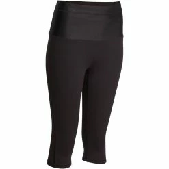 Domyos Women's Cardio Fitness Flat-Stomach Cropped Leggings Shape