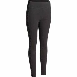 Domyos Gym & Pilates Slim-Fit Elastic Leggings, Women's