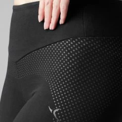 Domyos Exercise & Fitness Apparel Nyamba 900, Shaping Cotton Capri Fitness Leggings, Women's