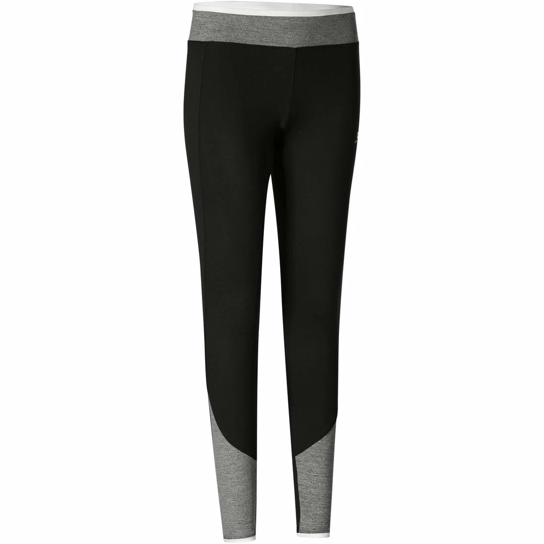 Domyos Women's Cardio Fitness Contrasting Wide Waistband Leggings Energy
