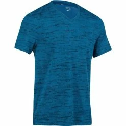 Domyos Men's Gym & Pilates Skinny-Fit T-Shirt
