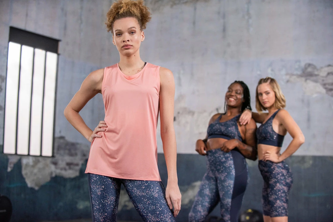 Domyos Exercise & Fitness Apparel Straight-Cut Fitness Tank Top