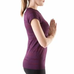 Domyos Women's Yoga Seamless T-Shirt DO NOT PUBLISH