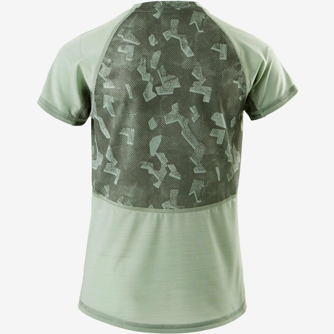 Domyos 500, Breathable Cotton Short-Sleeved Gym T-Shirt, Kids'