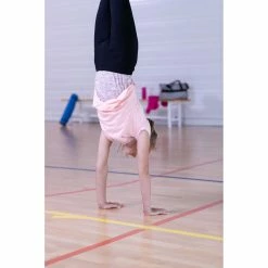 Domyos 500, Breathable Cotton Short-Sleeved Gym T-Shirt, Kids' Exercise & Fitness Apparel