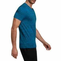 Domyos Men's Gym & Pilates Skinny-Fit T-Shirt