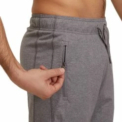 Domyos Slim-Fit Cotton Athletic Shorts, Men's Exercise & Fitness Apparel