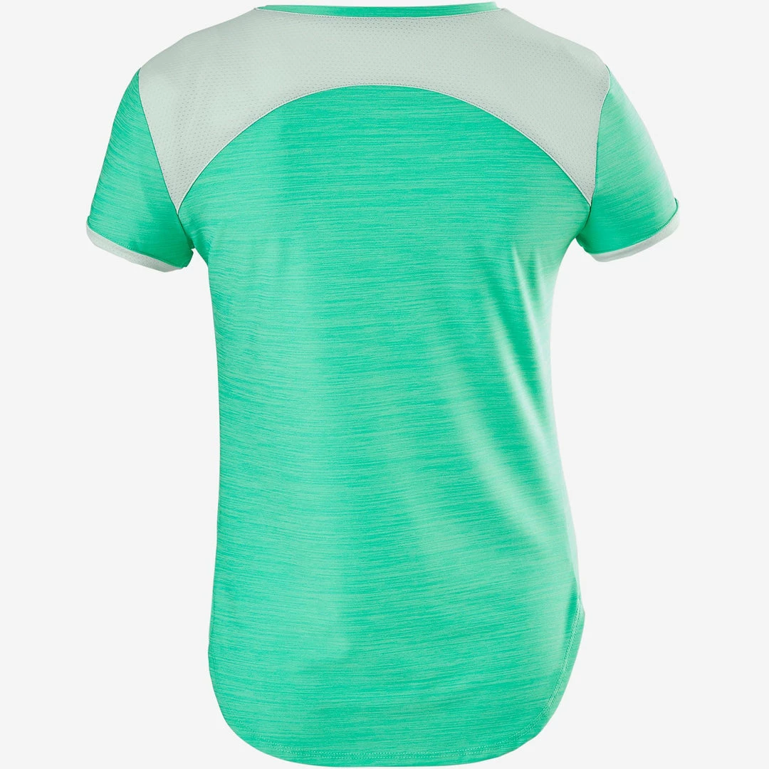 Domyos S500, Short-Sleeved Breathable Synthetic Gym T-Shirt, Girls Exercise & Fitness Apparel