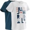 Domyos Exercise & Fitness Apparel Baby Gym Short-Sleeved T-Shirt Twin-Pack 100