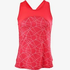 Domyos Girls' Gym Breathable Tank Top S900 Exercise & Fitness Apparel