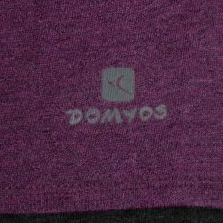 Domyos Short-Sleeve Athletic V-Neck T-Shirt, Women's