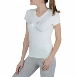 Domyos, Short-Sleeved Gym & Pilates T-Shirt, Women's Exercise & Fitness Apparel