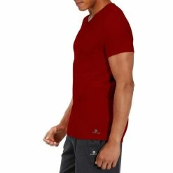 Domyos Men's Gym & Pilates Skinny-Fit T-Shirt