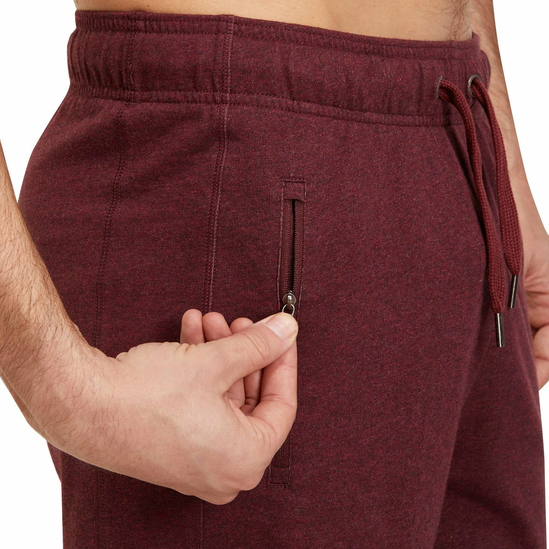 Domyos Slim-Fit Cotton Athletic Shorts, Men's Exercise & Fitness Apparel