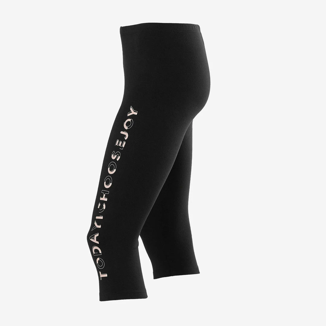 Domyos 100, Cropped Gym Pants, Kids'