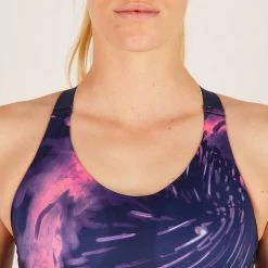 Domyos Exercise & Fitness Apparel Women's Cardio Fitness Zip-Up Bra Energy 500