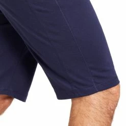 Domyos Slim-Fit Cotton Athletic Shorts, Men's Exercise & Fitness Apparel