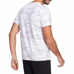 Domyos Nyamba 500, Regular-Fit Pilates And Gentle Gym T-Shirt, Men's Exercise & Fitness Apparel