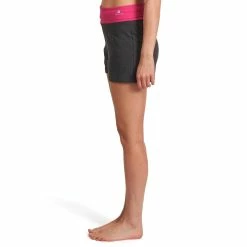 Domyos Women's Organic Cotton Yoga Shorts Exercise & Fitness Apparel