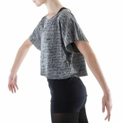 Domyos, Cropped Dance T-Shirt, Women's