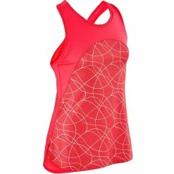 Domyos Girls' Gym Breathable Tank Top S900 Exercise & Fitness Apparel