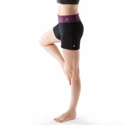 Domyos Women's Organic Cotton Yoga Shorts Exercise & Fitness Apparel