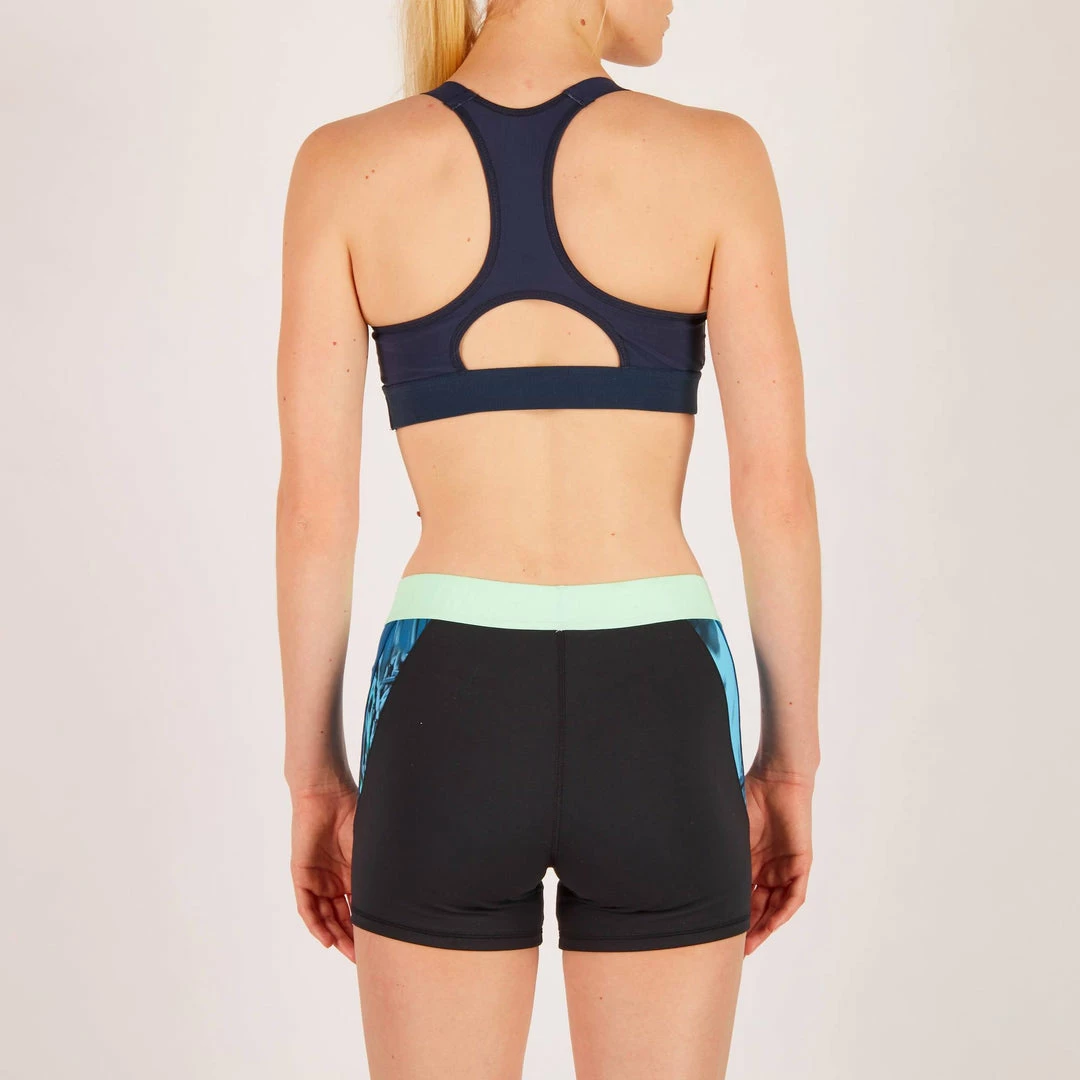 Domyos Exercise & Fitness Apparel Women's Cardio Fitness Zip-Up Bra Energy 500