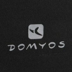 Domyos Women's Cardio Fitness Contrasting Polyester Waistband Leggings Energy