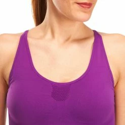 Domyos Yoga Seamless Sports Bra, Women's