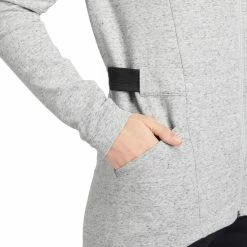 Domyos Women's Gym & Pilates Long Hooded Jacket