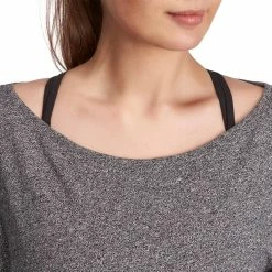 Domyos Women's Dance Long-Sleeve Lightweight T-Shirt Exercise & Fitness Apparel