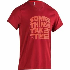 Domyos Men's Gym & Pilates Slim-Fit Cotton T-Shirt