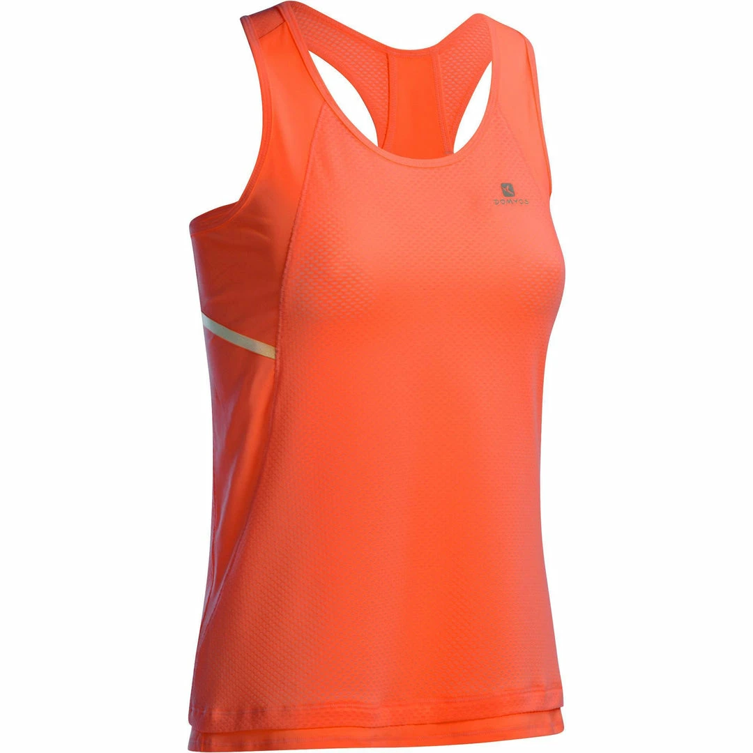 Domyos Women's Cardio Fitness Long Breathable Tank Top Energy Xtreme Exercise & Fitness Apparel