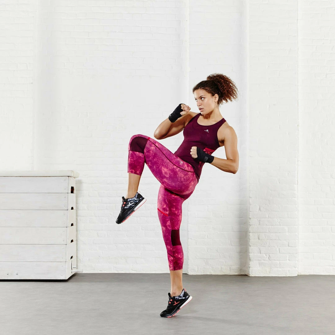 Domyos Women's Cardio Fitness Long Breathable Tank Top Energy Xtreme Exercise & Fitness Apparel