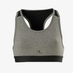 Exercise & Fitness Apparel Domyos 100, Gym Sports Bra, Girls'