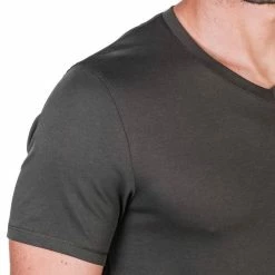 Domyos Men's Gym And Pilates Slim-Fit T-Shirt Exercise & Fitness Apparel