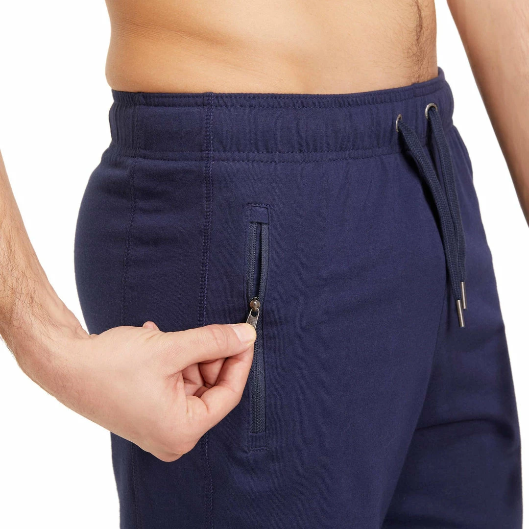 Domyos Slim-Fit Cotton Athletic Shorts, Men's Exercise & Fitness Apparel