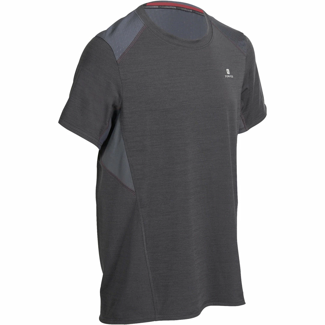 Domyos Energy+ Fitness T-Shirt - Dark Gray Exercise & Fitness Apparel