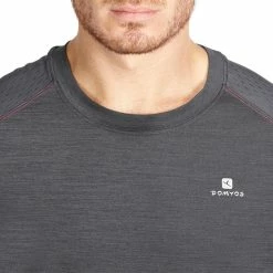 Domyos Energy+ Fitness T-Shirt - Dark Gray Exercise & Fitness Apparel