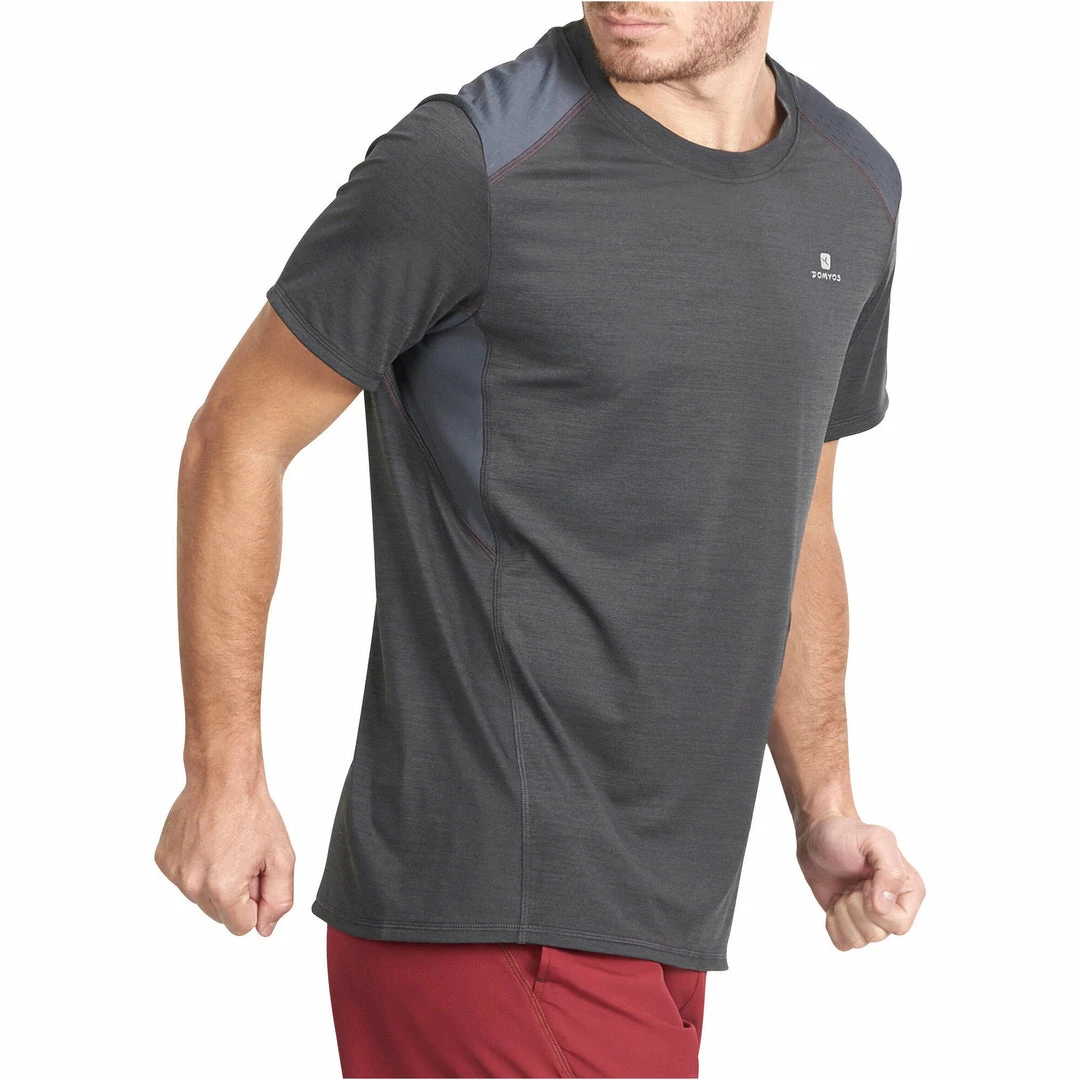 Domyos Energy+ Fitness T-Shirt - Dark Gray Exercise & Fitness Apparel