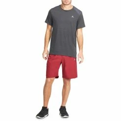 Domyos Energy+ Fitness T-Shirt - Dark Gray Exercise & Fitness Apparel