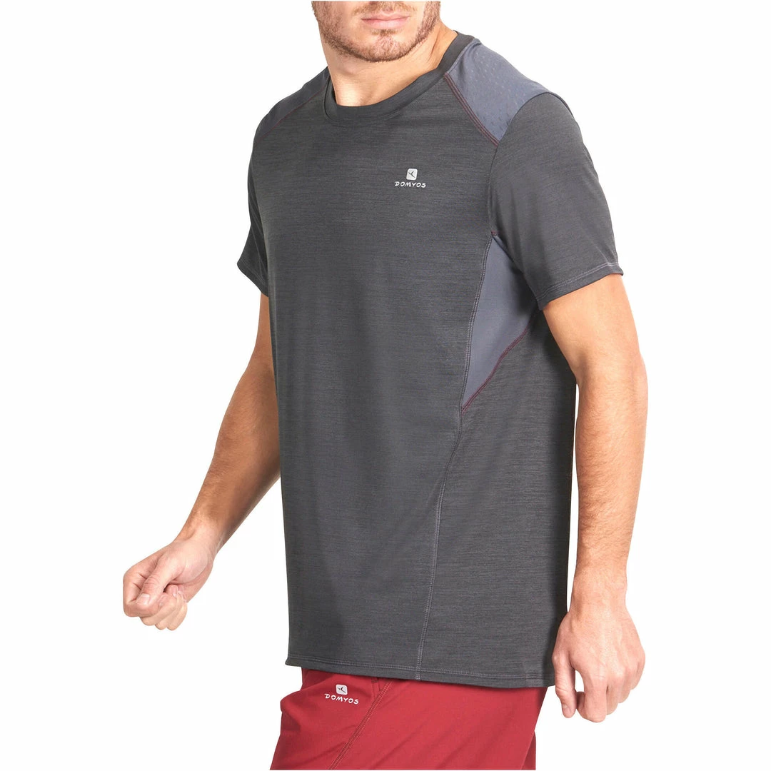 Domyos Energy+ Fitness T-Shirt - Dark Gray Exercise & Fitness Apparel
