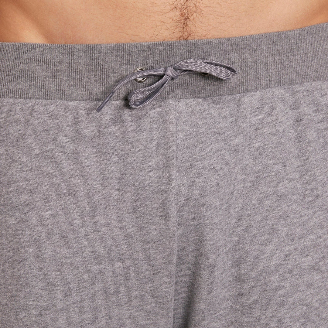 Domyos Exercise & Fitness Apparel Gym & Pilates Slim-Fit Plush Loop Bottoms